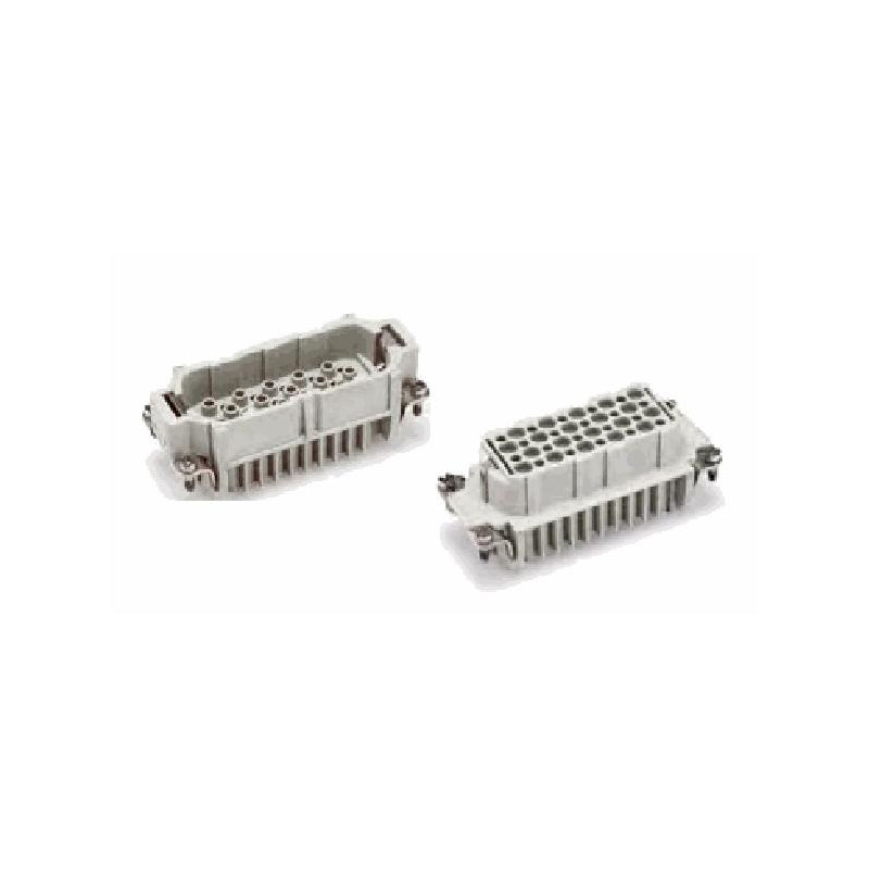 Insert HD, Raccordement à Sertir, femelle, 40 pin, 10A, Polycarbonate, 16B|32B 